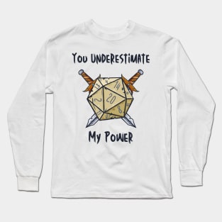 You Underestimate My Power - meme crossover Long Sleeve T-Shirt